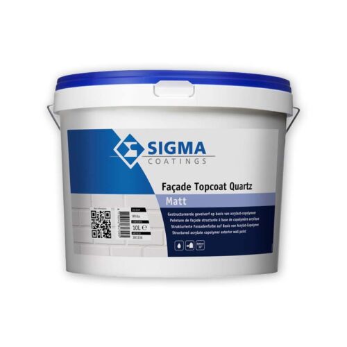 Sigma Facade Topcoat Quartz Matt | Matte Structuurverf Buiten