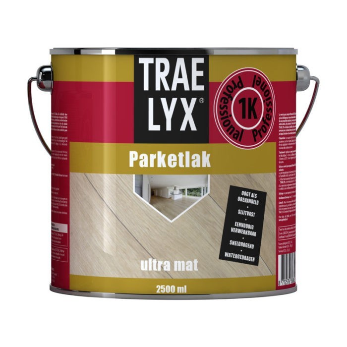 Trae Lyx Parketlak Ultra Mat 2,5 liter