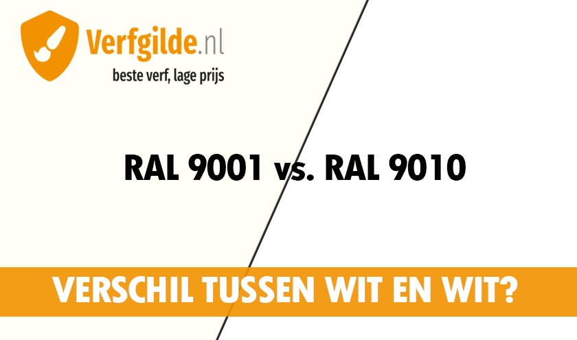 Verschil RAL 9010 en RAL 9001 deuren kozijnen en muren