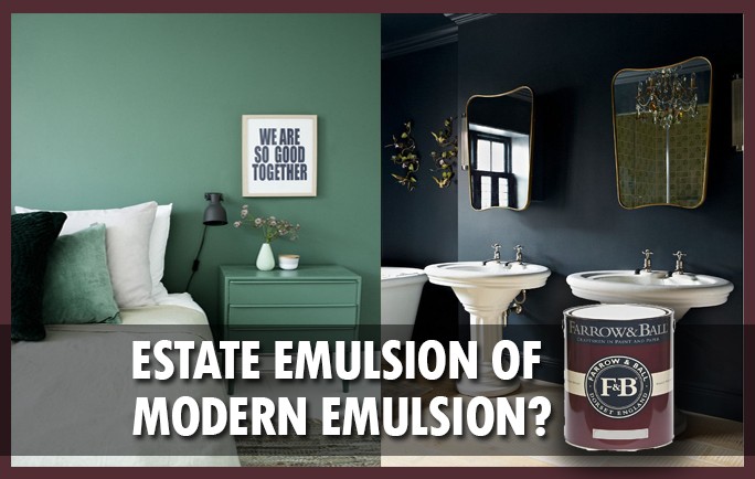 Verschil Estate Emulsion en Modern Emulsion, Farrow and ball